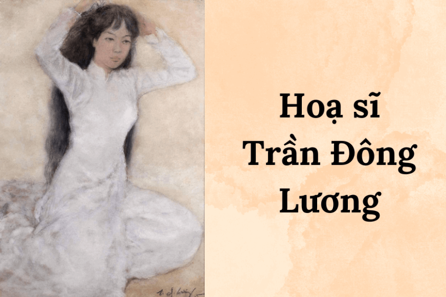 Chân dung của hoạ sĩ Trần Đông Lương